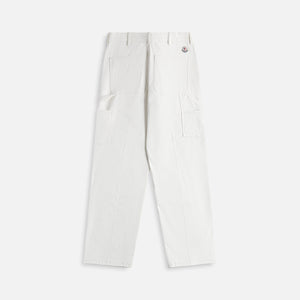 Moncler Soft Cotton Canvas Trousers - Off White