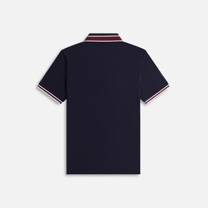 Moncler Logo Patch Polo Shirt - Blue