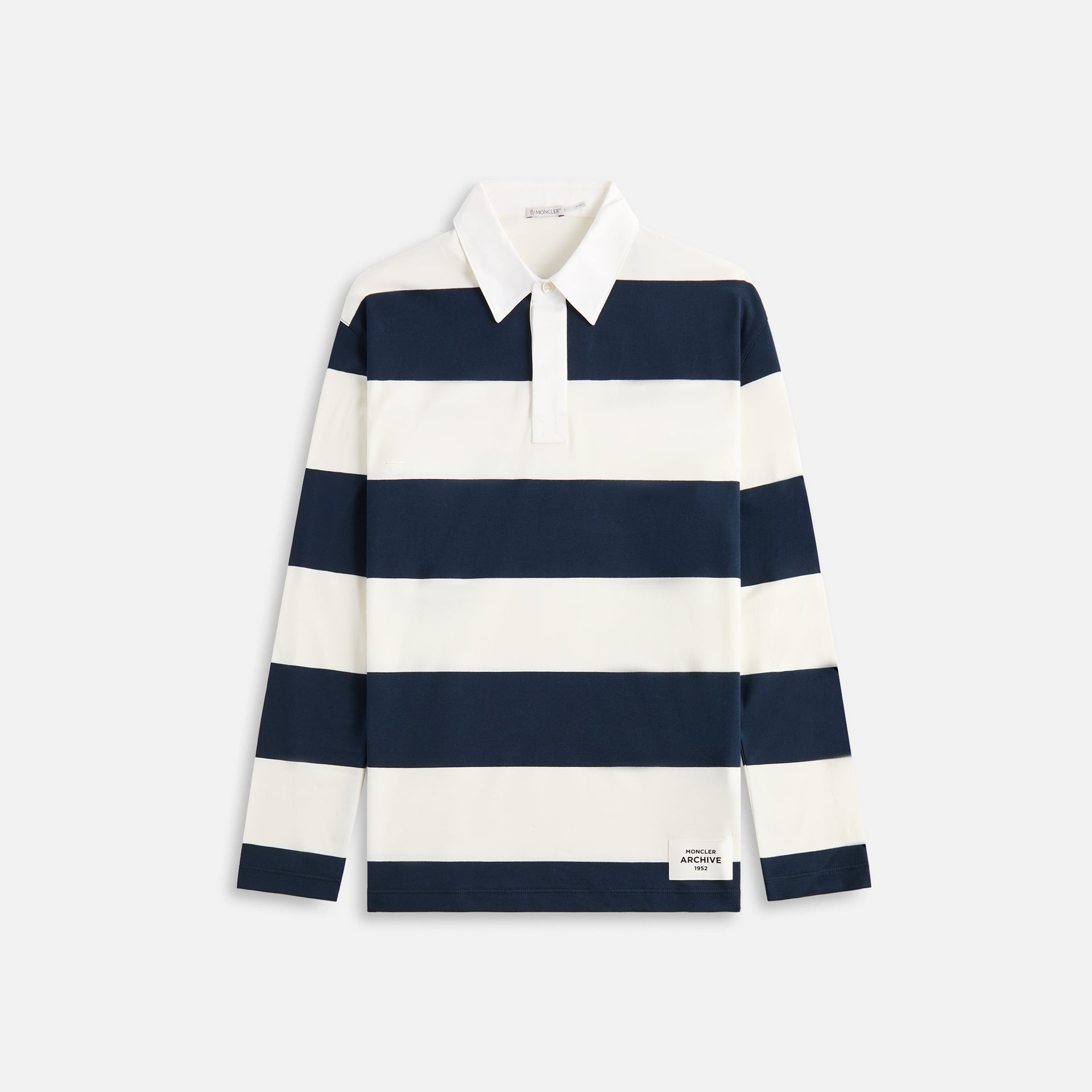 Moncler Long Sleeve Polo - Dark Blue