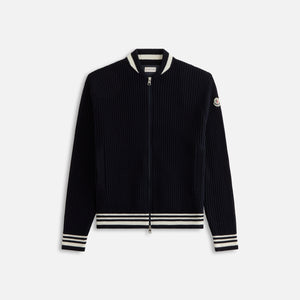 Moncler Cardigan Extrafine Wool - Navy