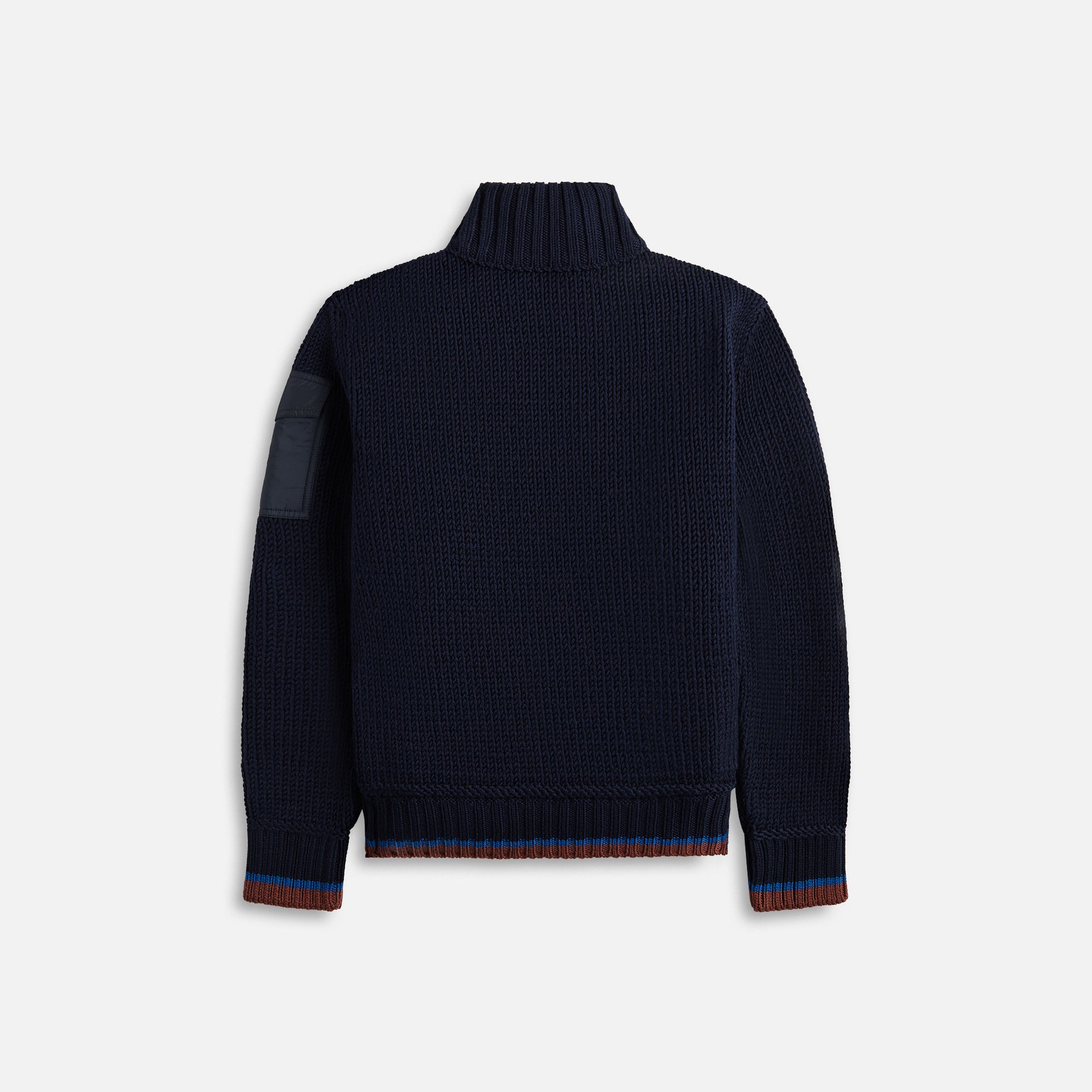 Moncler Comfort Round Wool Cardigan - Navy