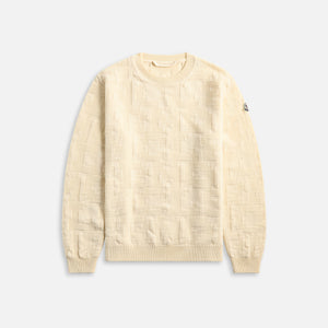 Moncler Wool Cordonet Crewneck - Sand Beige