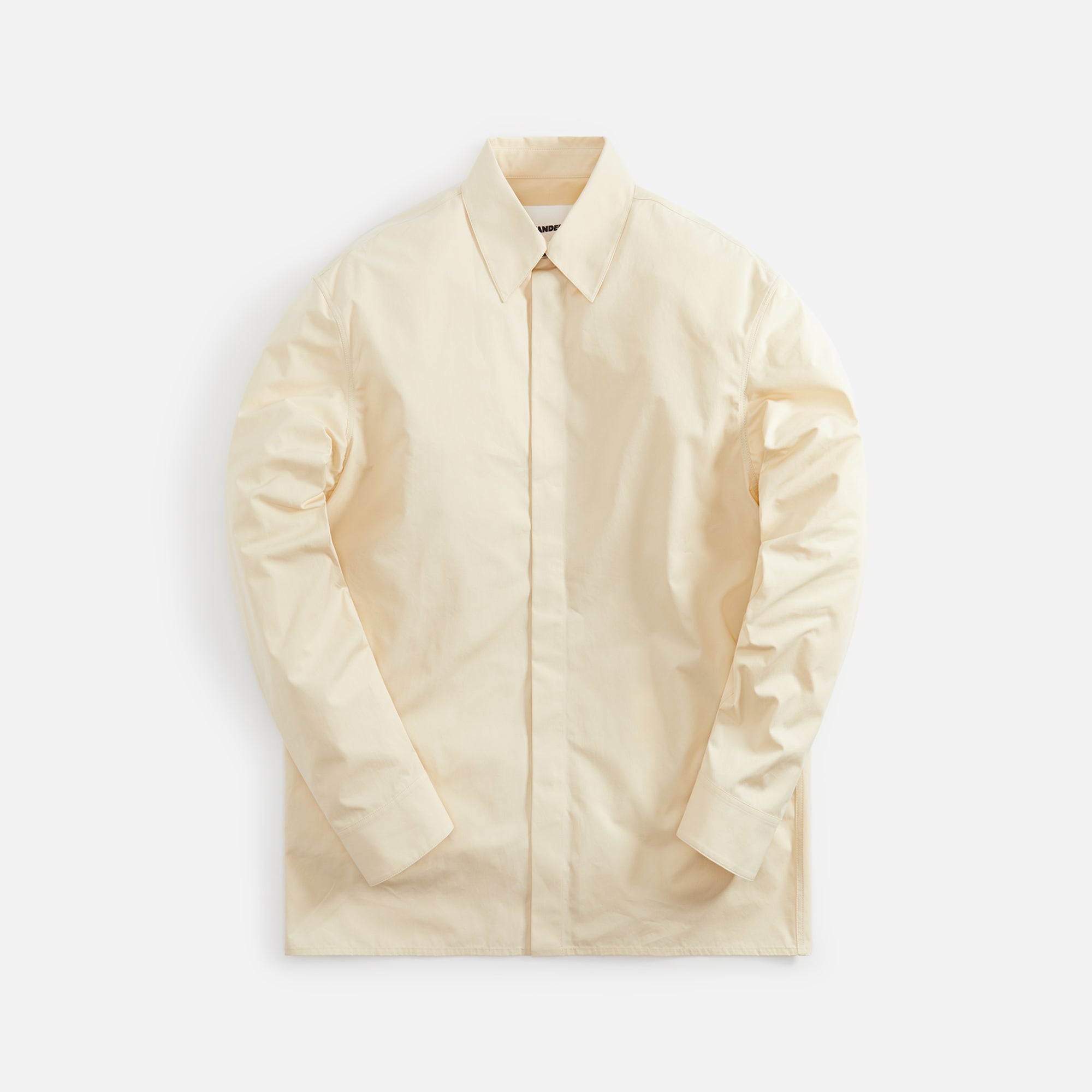 Jil Sander Heavy Organic Cotton Poplin Salt Wash - Cream White