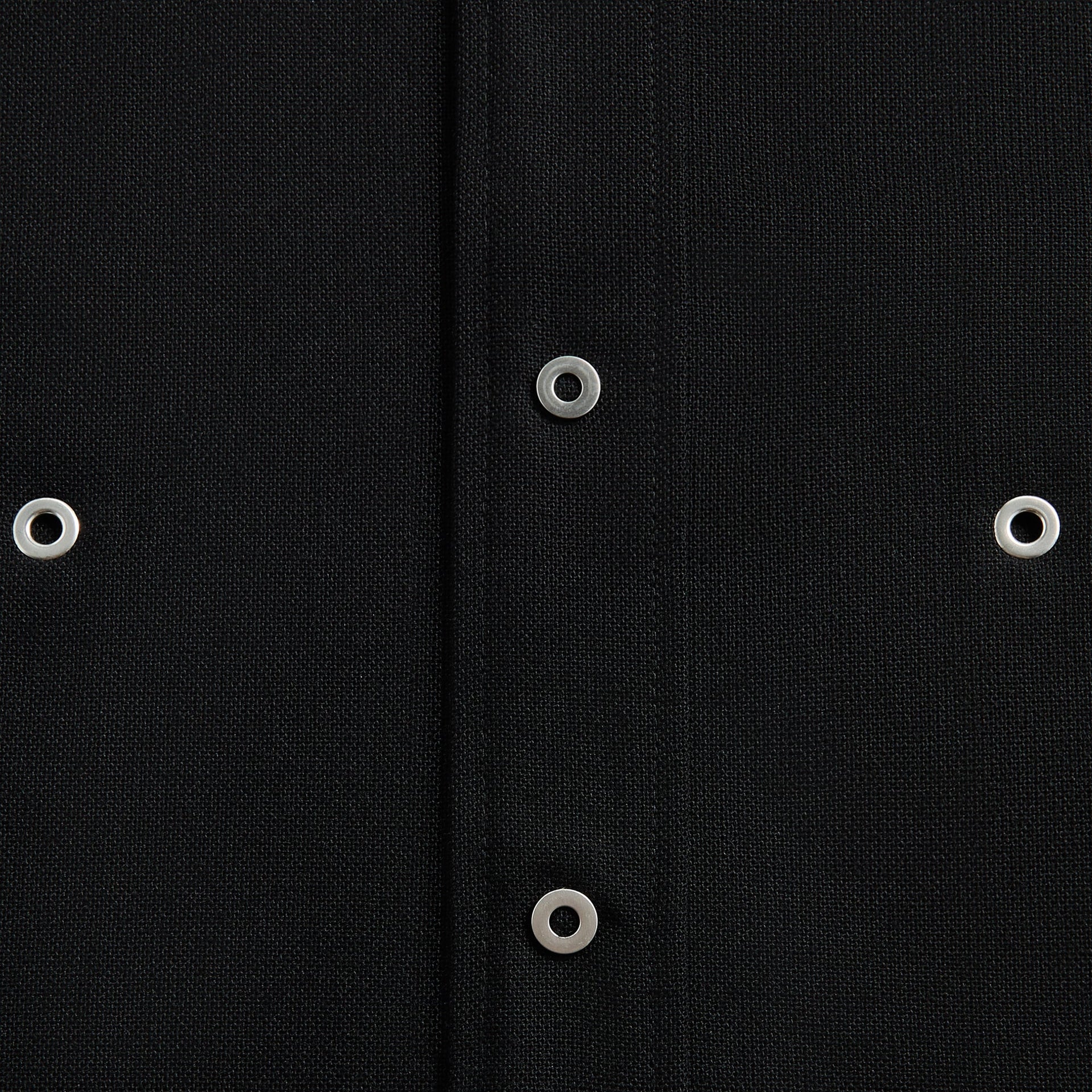 Jil Sander Wool Shirt with Eyelets ‚Äì Black