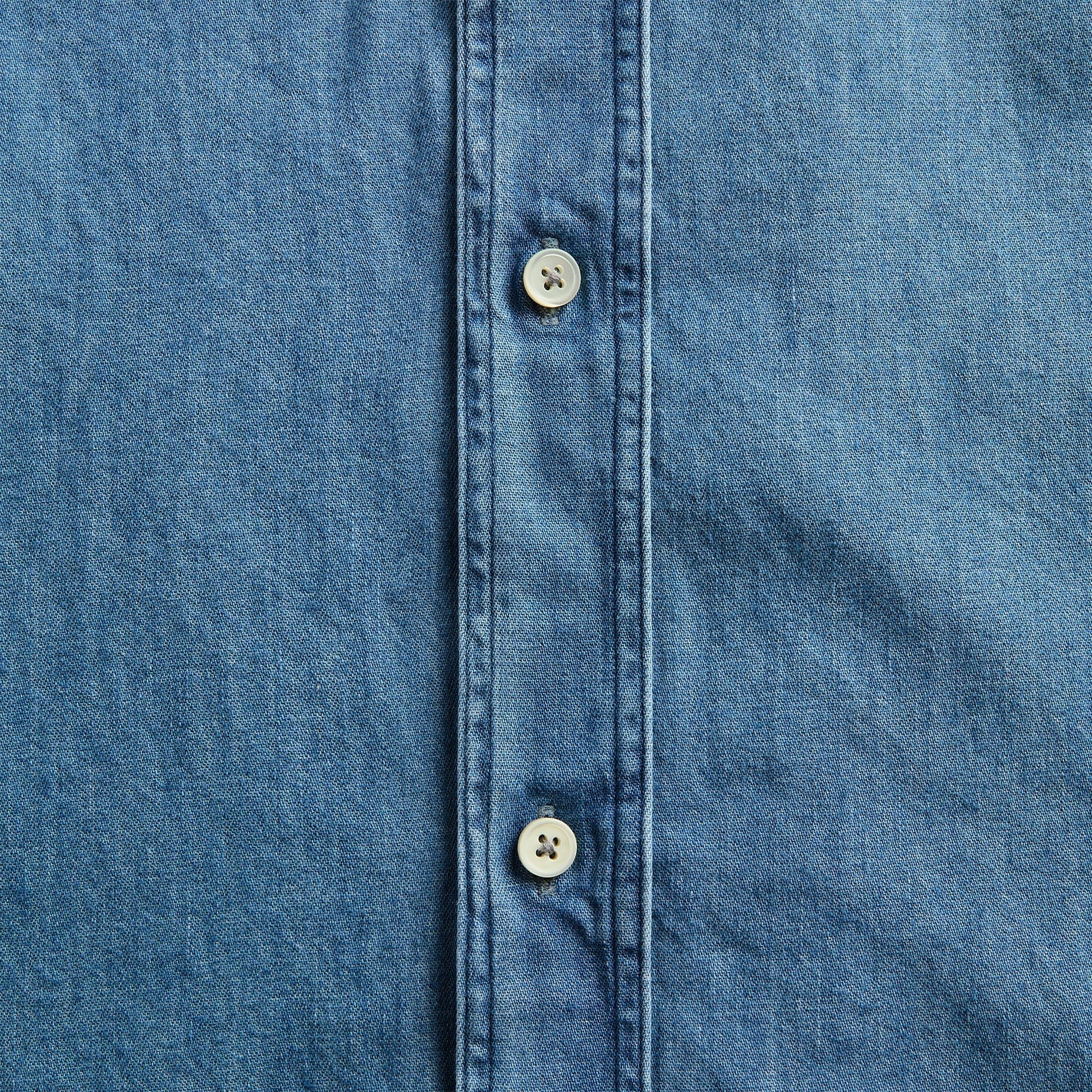 Jil Sander Cotton Chambray Shirt - Magnet