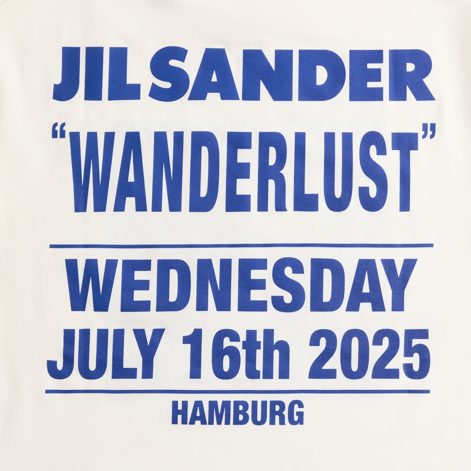 Jil Sander Wanderlust Crewneck Tee - Cold Shade Photograph