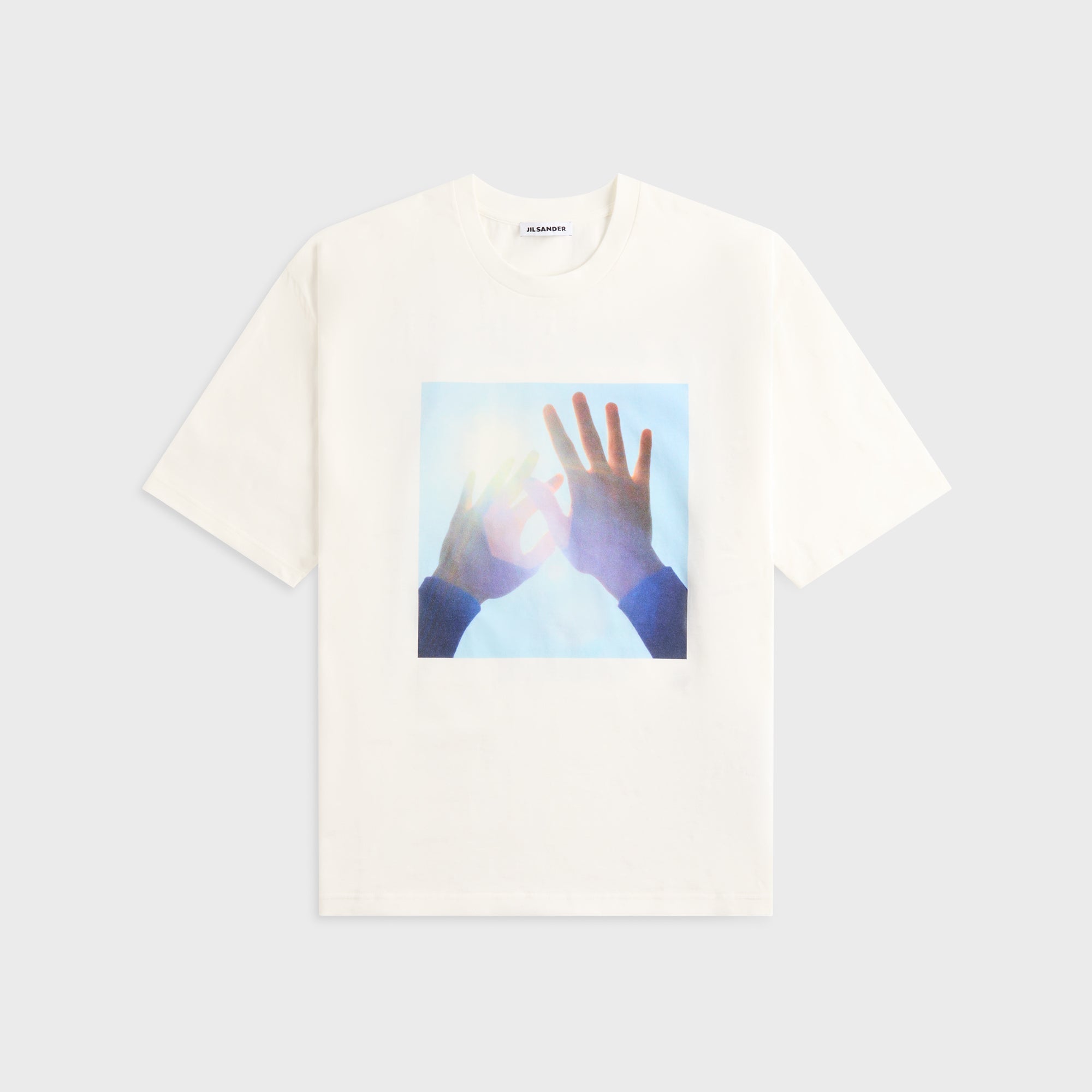 Jil Sander Wanderlust Crewneck Tee - Cold Shade Photograph – Kith