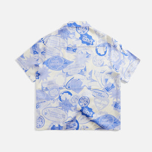 Jil Sander Sustainable Fluid Viscose Shirt - Blue