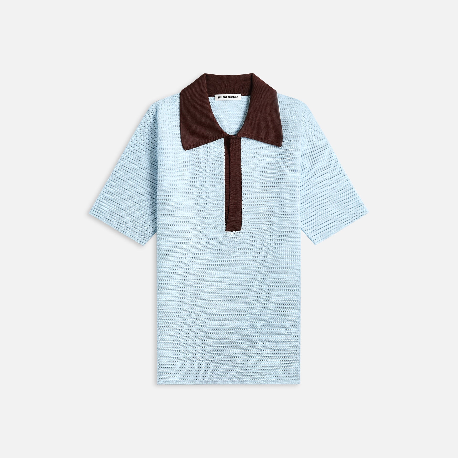 Jil Sander Knit Polo - Blue