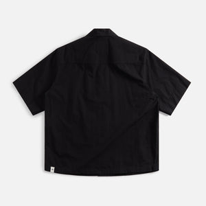 Jil Sander Short Sleeve Cotton Shirt – Black