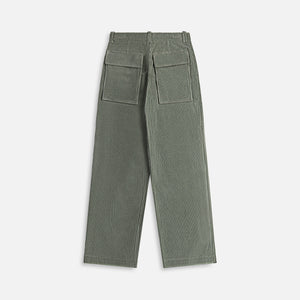 Jil Sander Organic Cotton Corduroy Trousers - Celadon Green