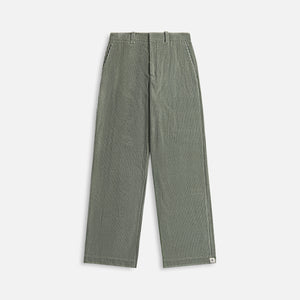 Jil Sander Organic Cotton Corduroy Trousers - Celadon Green