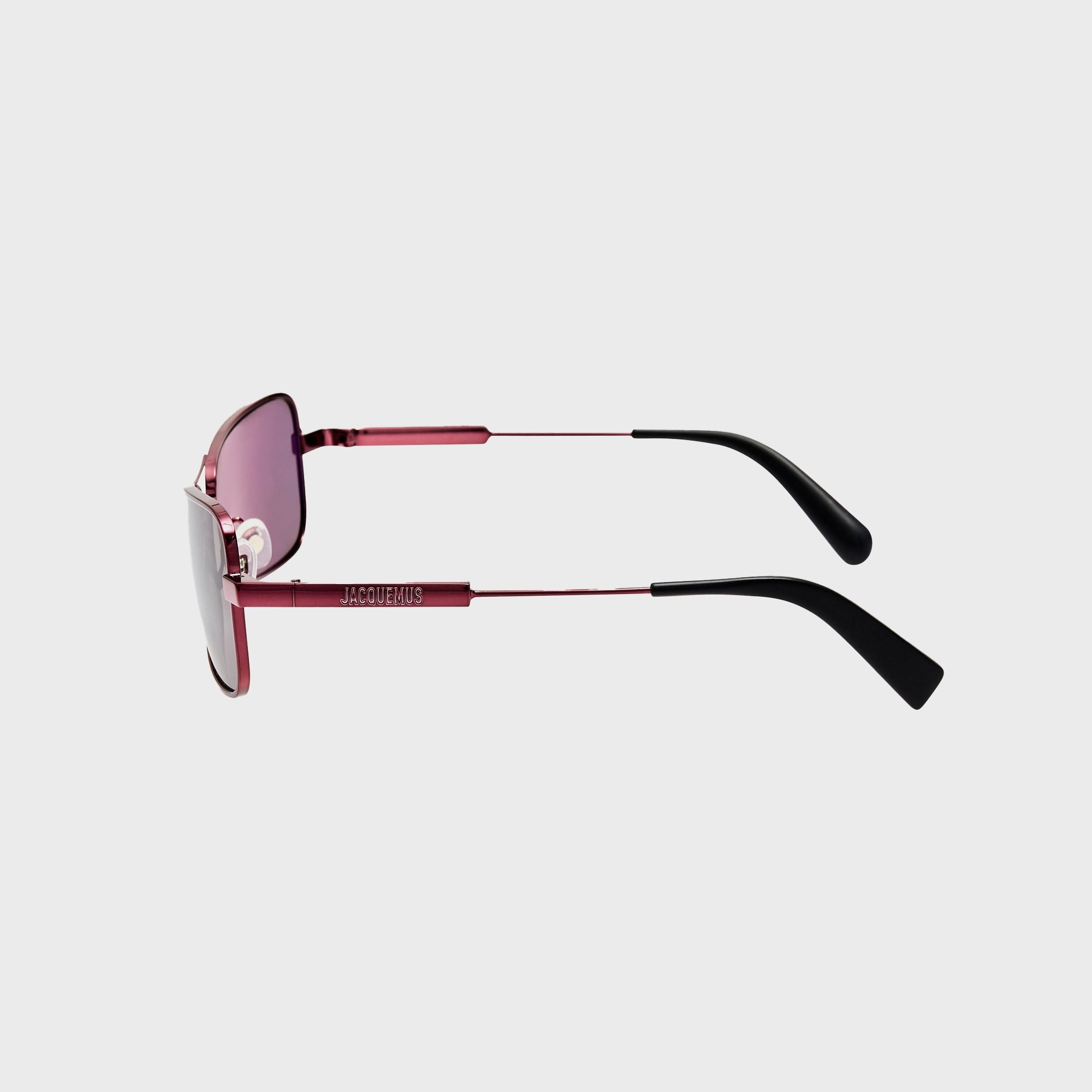 Jacquemus Statzione Sunglasses - Bordeaux – Kith