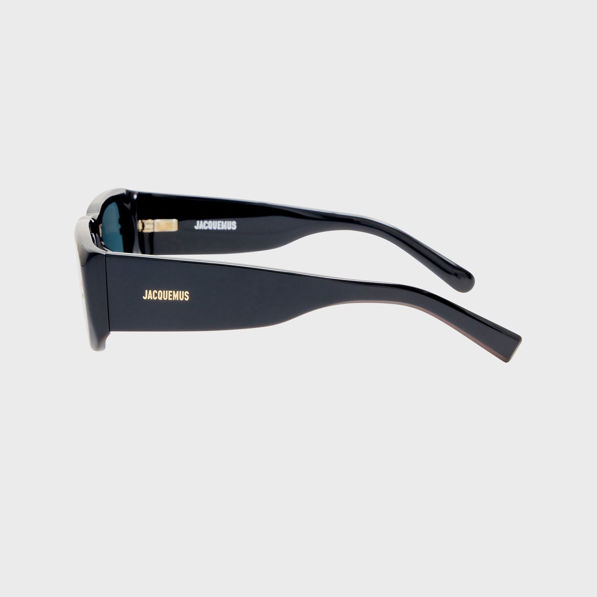 Jacquemus Jac 195 Frames - Black / Light Gold / Grey – Kith