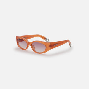 Jacquemus Ovalo Sunglasses - Milky Amber