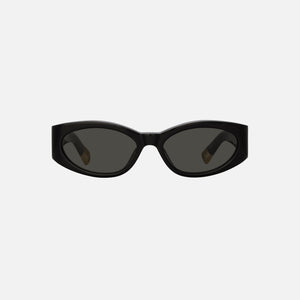 Jacquemus The Ovalo Frames Sunglasses - Black