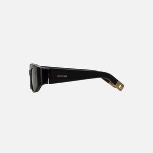 Jacquemus The Ovalo Frames Sunglasses - Black