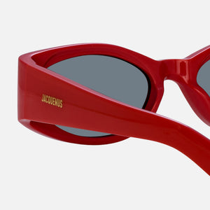 Jacquemus The Jac4 Frames Sunglasses - Red