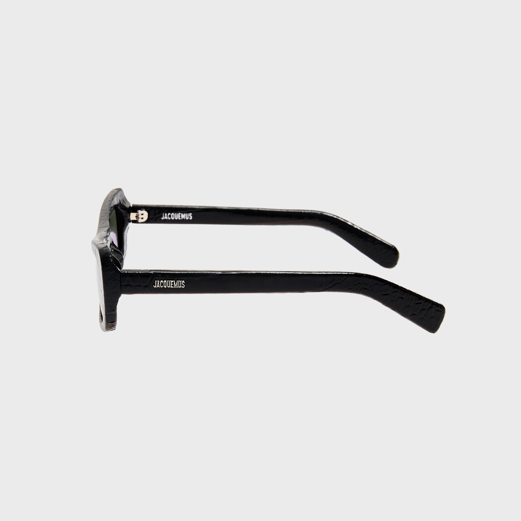 【送料&関税込】Jacquemus Capri - Black Sunglasses - Unisex Jacquemus Capri Sunglasses - Black Croc – Kith
