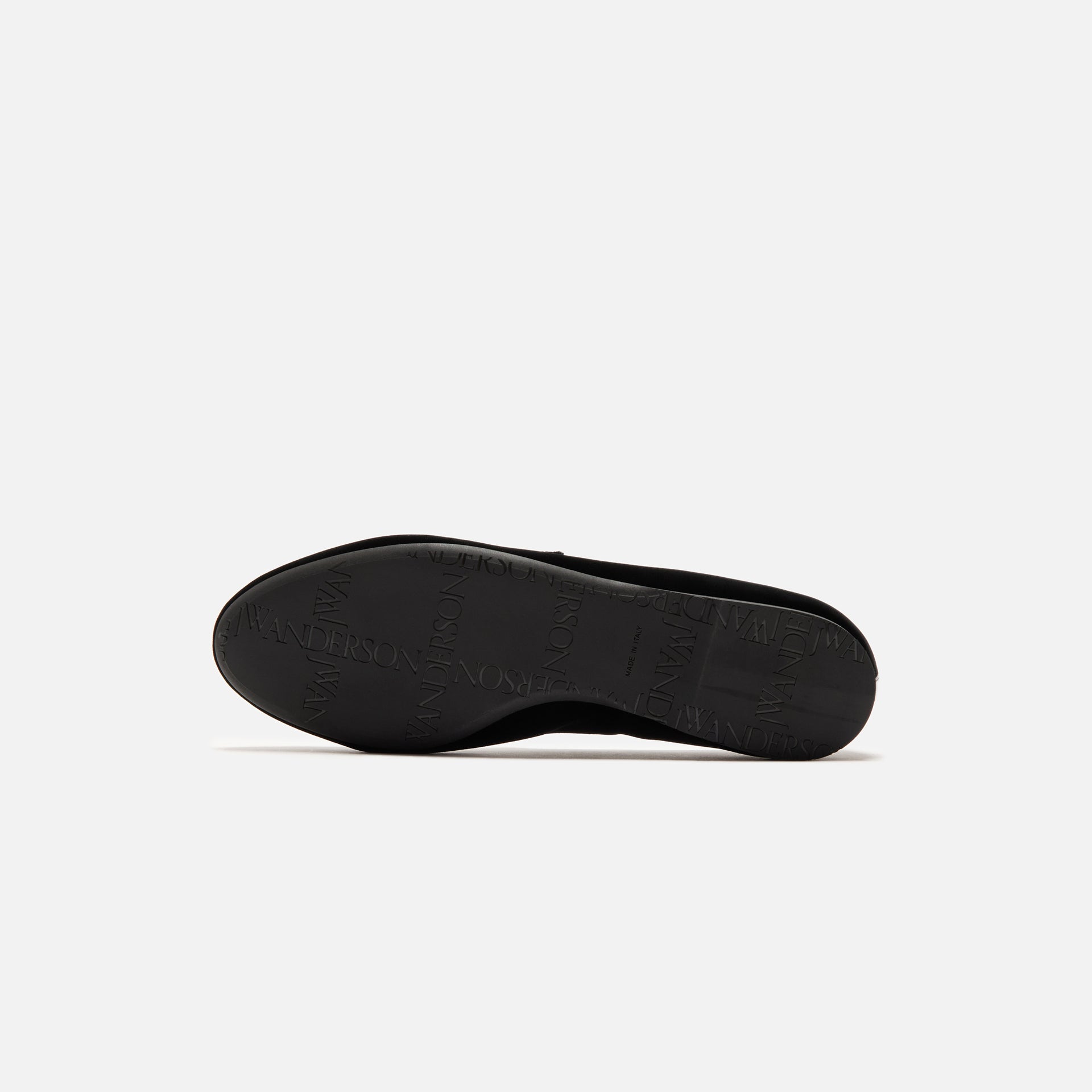 JW Anderson Velvet Ballerina - Black