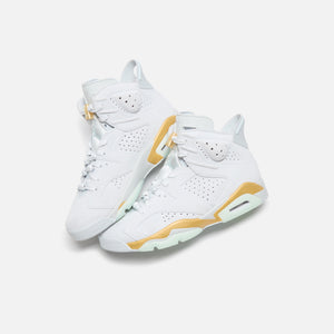 WMNS Air Jordan 6 Retro - Pure Platinum / Metallic Gold / Coconut Milk / Glacier Blue