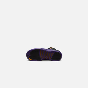 Nike GS Air Jordan 12 Retro - Black / Field Purple / Metallic Gold