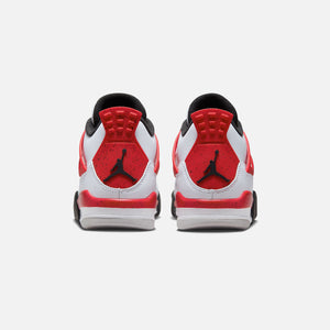 Nike Grade School Air jordan continue 4 Retro - White / Fire Red / Black / Neutral Grey