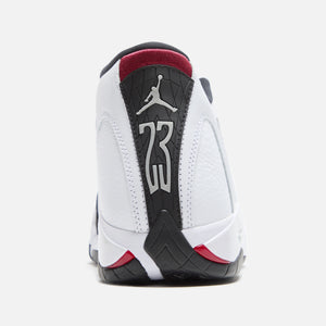 Jordan Air Jordan 14 - White / Black / Varsity Red / Metallic Silver