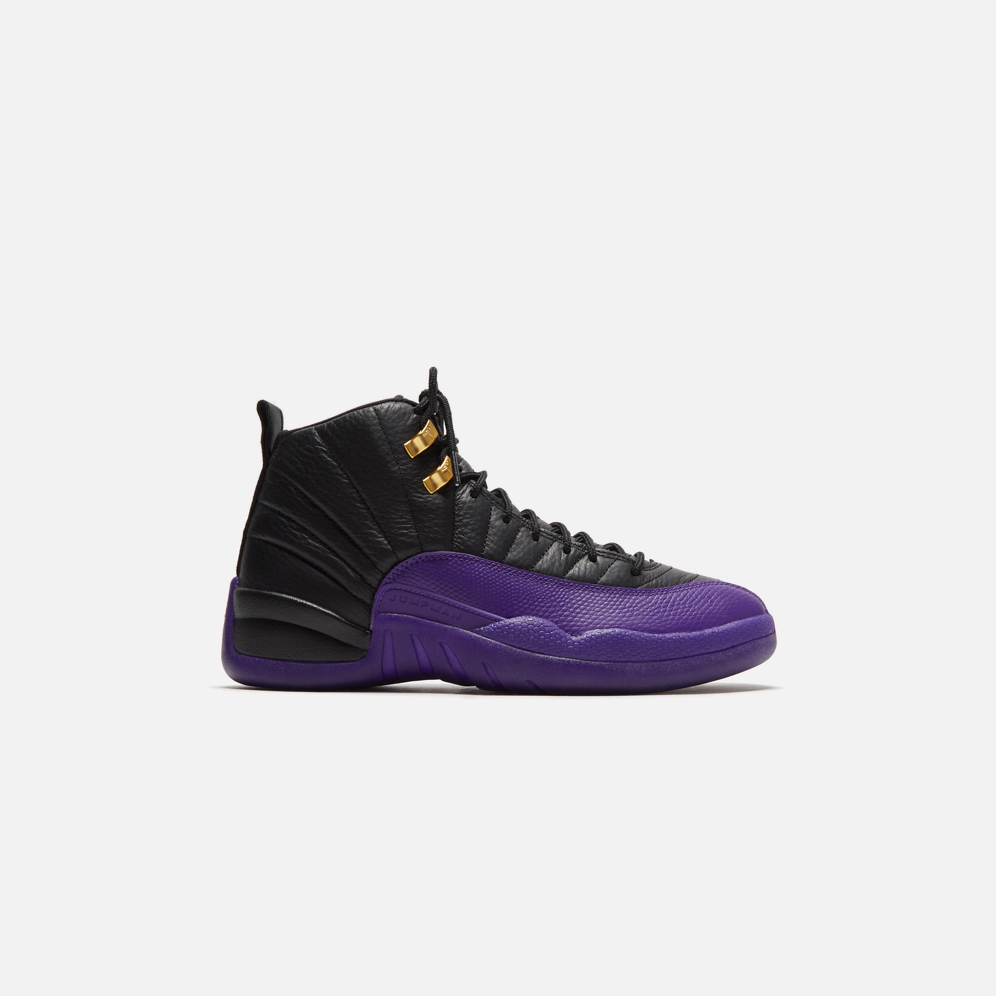 Nike Air Jordan 12 Retro - Black / Field Purple / Metallic Gold – Kith