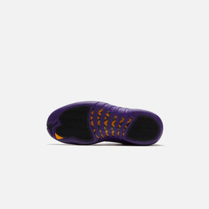 Nike Air Jordan 12 Retro - Black / Field Purple / Metallic Gold