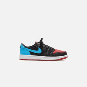 Nike WMNS Air Brands Jordan 1 Retro Low OG - Black / Dark Powder Blue