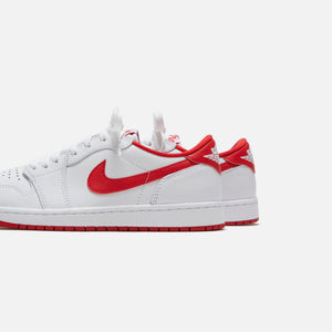 Nike Air Jordan 1 Retro Low OG - White / University Red / White