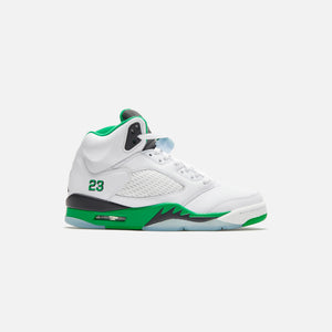 Nike WMNS Air Jordan 5 Retro - White / Lucky Green / Black / Ice Blue