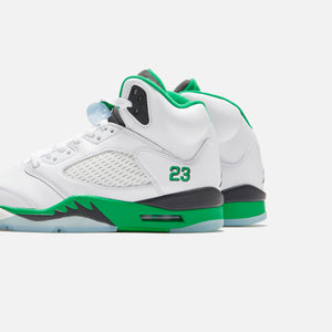Nike WMNS Air Jordan 5 Retro - White / Lucky Green / Black / Ice Blue