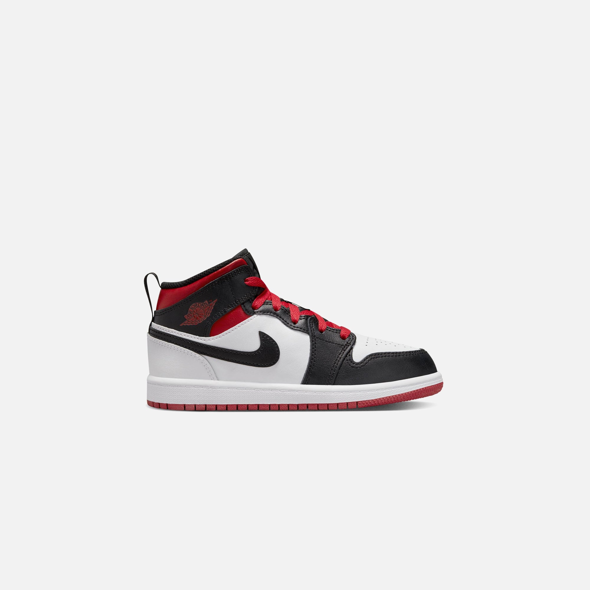 Nike PS Air Jordan 1 Mid - White / Gym Red / Black