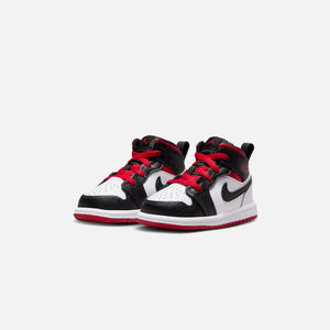 Nike Toddler Air Jordan 1 Mid - White / Gym Red / Black
