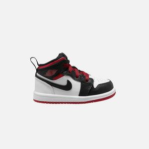 Nike TD Air Jordan 1 Mid - White / Gym Red / Black