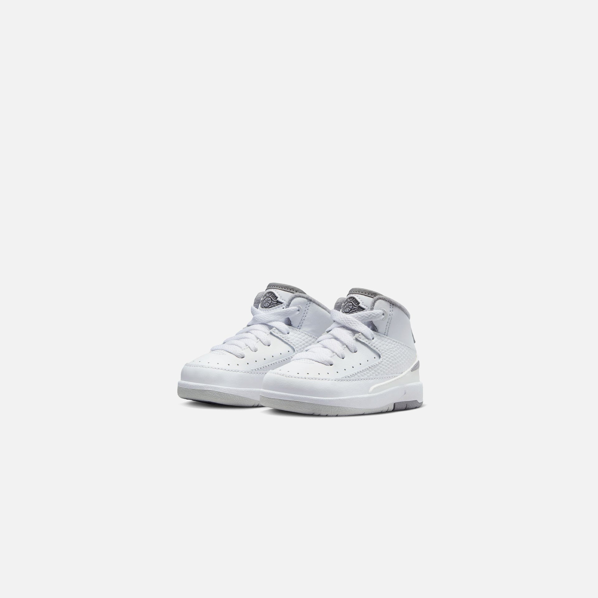 Nike TD Air Jordan 2 Retro - White / Cement Grey / Sail / Black