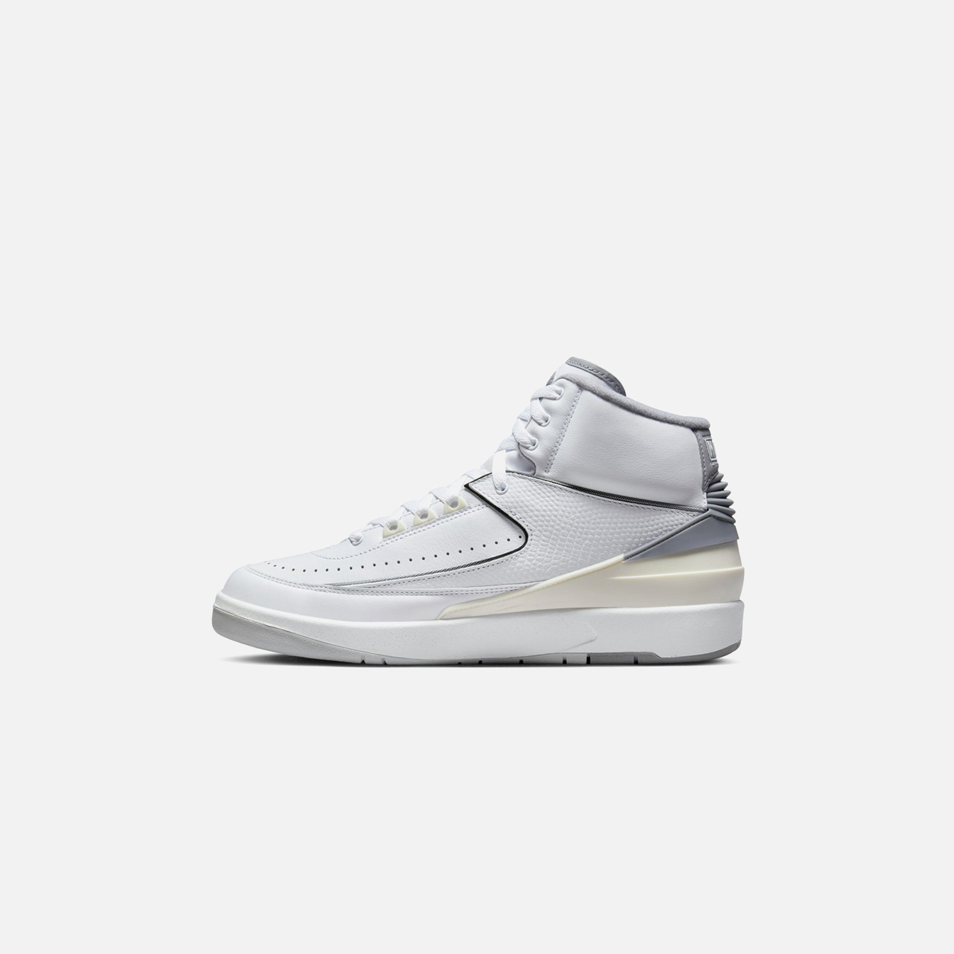 Nike Air Jordan 2 Retro - White / Cement Grey / Sail / Black