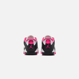 Nike Pre School Air Jordan 6 Retro Low - Black / Fierce Pink / White