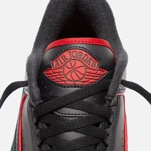 Nike Air Jordan 2 Retro Low - Black / Fire Red / Fire / Cement