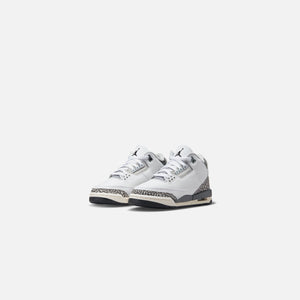 Nike GS Air Jordan 3 Retro HNS - White / Black Iron / Light Ash Grey