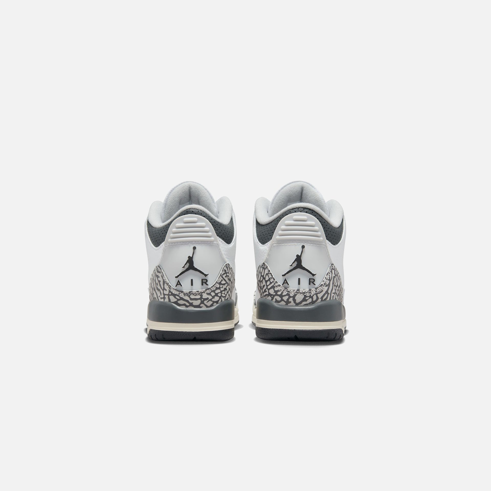 Nike GS Air Jordan 3 Retro HNS - White / Black Iron / Light Ash Grey