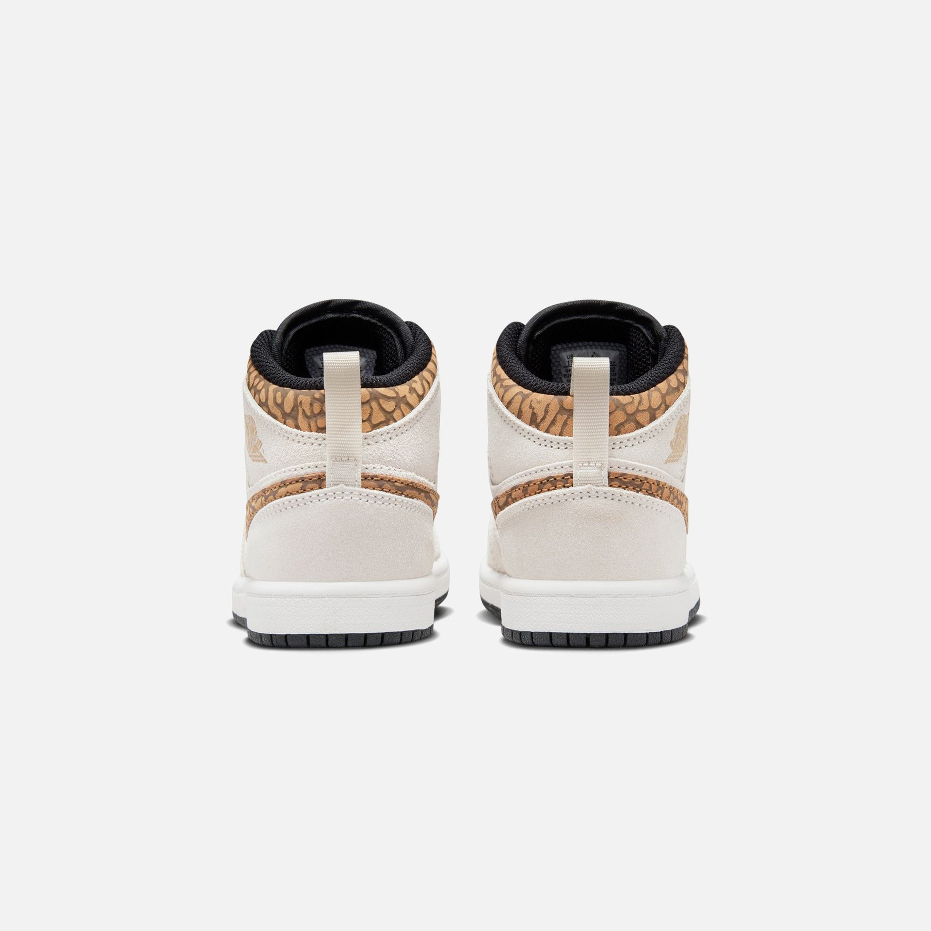 Nike Pre-School Air Jordan 1 Mid Se - Light Orewood Brown / Metallic Gold