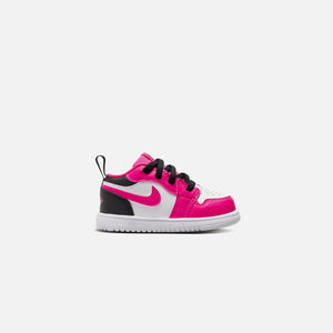 Nike Toddler Air Womens Jordan 1 Low - Fierce Pink / Black / White