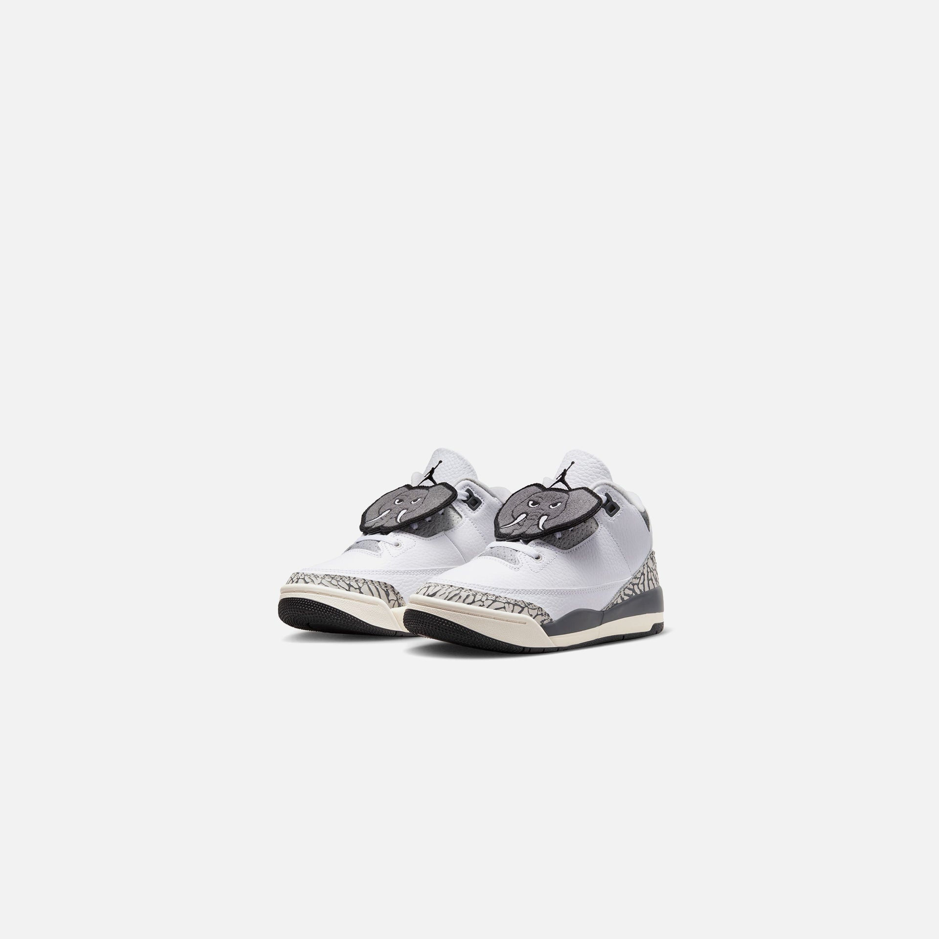 Nike PS Air Jordan 3 Retro HNS - White / Black Iron / Light Ash Grey
