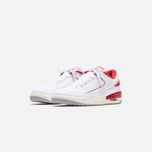 Air Collection jordan 2/3 - White / Varsity Red / Sail / Cement Grey