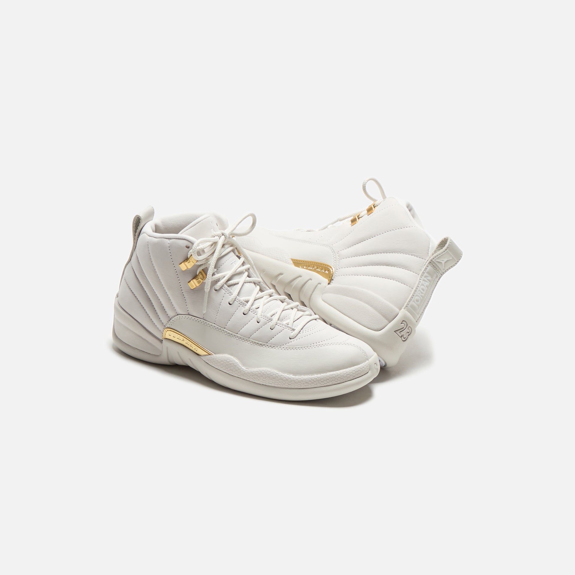 Jordan WMNS Air Jordan 12 - Phantom / Metallic Gold / White