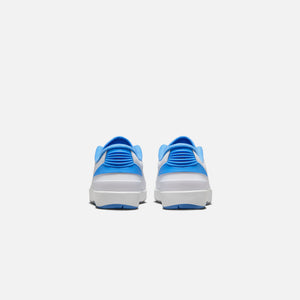 Nike Grade School Air Jordan 2 Retro Low - White / University Blue / Cement Grey