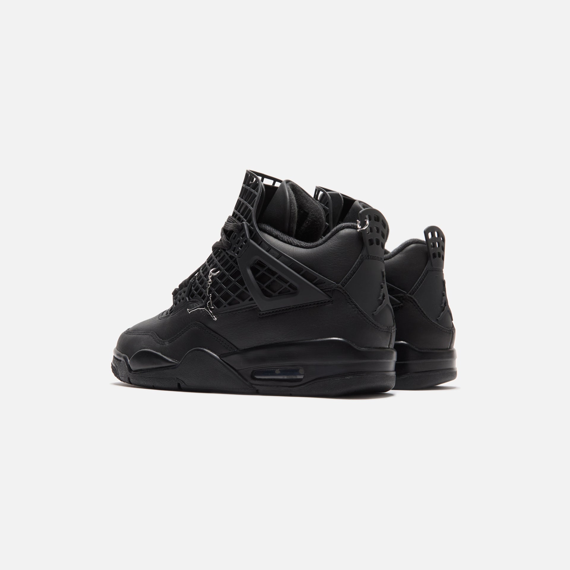 Nike WMNS Air Jordan 4 Net - Black / Metallic Silver